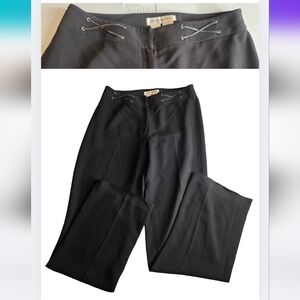 Jones New York Size 12 Corset Dress Pants Black Sexy 2682-K